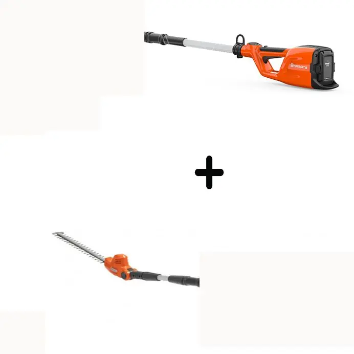 Soldes Combi taille haie sur perche 120ITK4-H avec tête taille haies HK4 Husqvarna Nu
