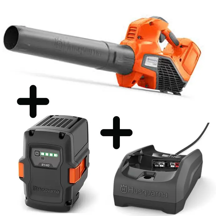 Nouvel Arrivage Pack Souffleur 120IB + Batterie 40-B140 + Chargeur 40-C80 Husqvarna