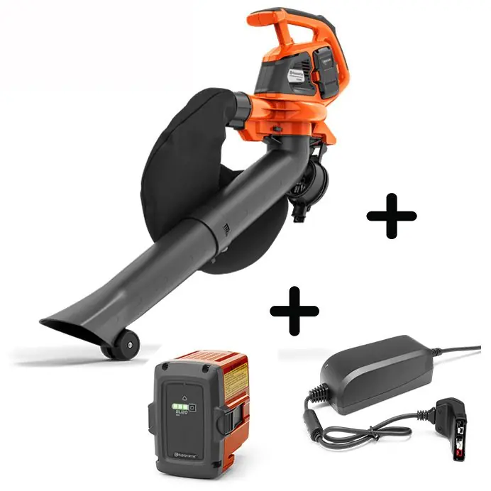 Pack Aspirateur Souffleur 120iBV + Batterie 40-b140 + Chargeur 40C80 Husqvarna Livraison Express