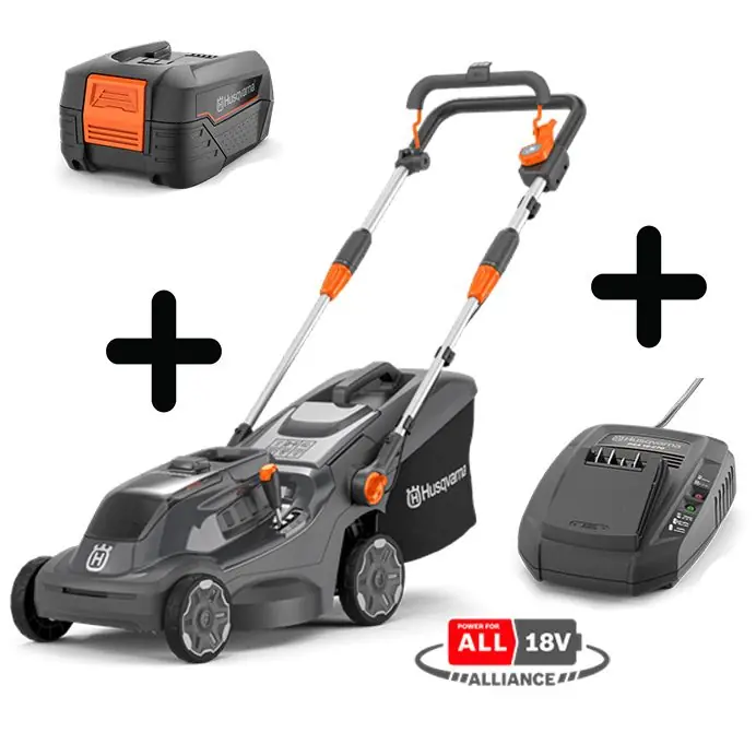 Pack Tondeuse à batterie GAMME ASPIRE LC34-P4A Husqvarna Nouvel Arrivage