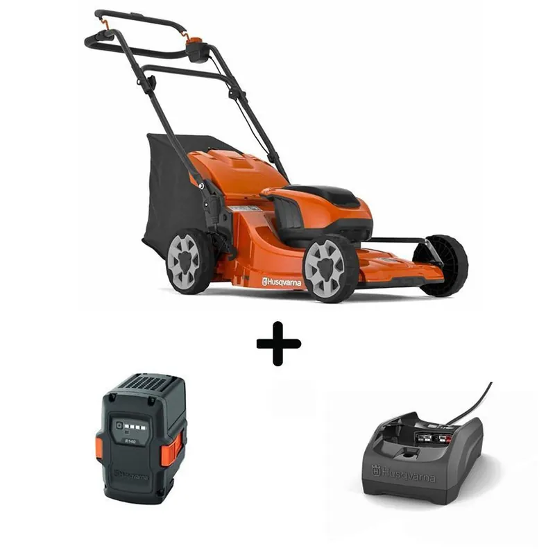 Pack tondeuse à batterie LC142i + Batterie 40-B140 + Chargeur 40-C80 Husqvarna Meilleure Vente