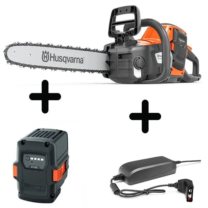 Offre Exclusive Pack tronçonneuse 240i 35SN + batterie 40-B140 + chargeur 40c80 Husqvarna