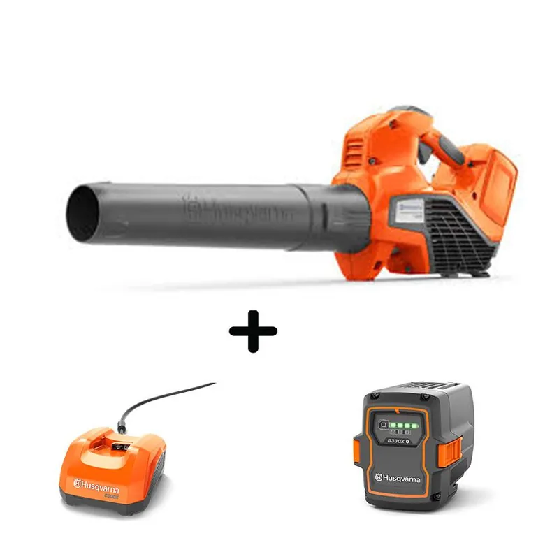 Pack souffleur 120iB + Batterie 40-B330X + Chargeur 40-C500X Husqvarna Expédié Aujourd&rsquo;hui