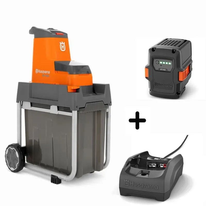 Meilleur Choix Pack Broyeur GS340iS + Batterie 40-B140 + Chargeur 40-C80 Husqvarna