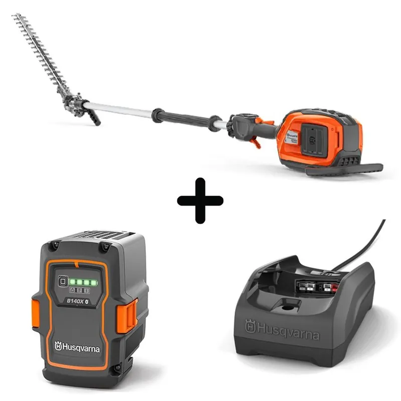 Pack taille haies perche 525iHE4 + Batterie 40-b140X + Chargeur 40-c80 Husqvarna Remise