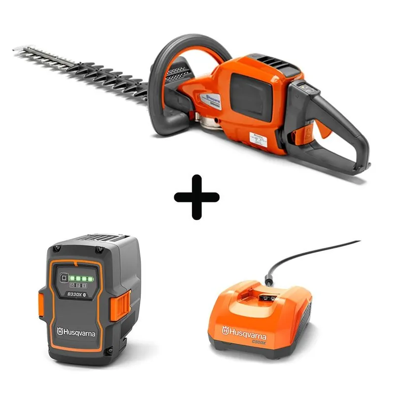 Pack Taille haies 522IHD60 + Batterie 40-B330X + Chargeur 40-C500X Husqvarna Remise