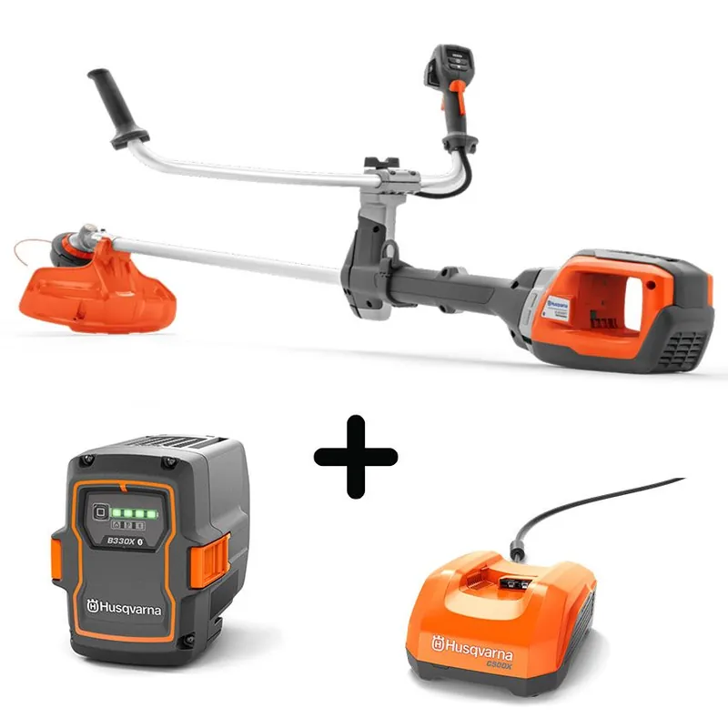 Promotion Saisonnière Pack Débroussailleuse 535iRXT + Batterie 40-B330X + Chargeur 40-C500X Husqvarna