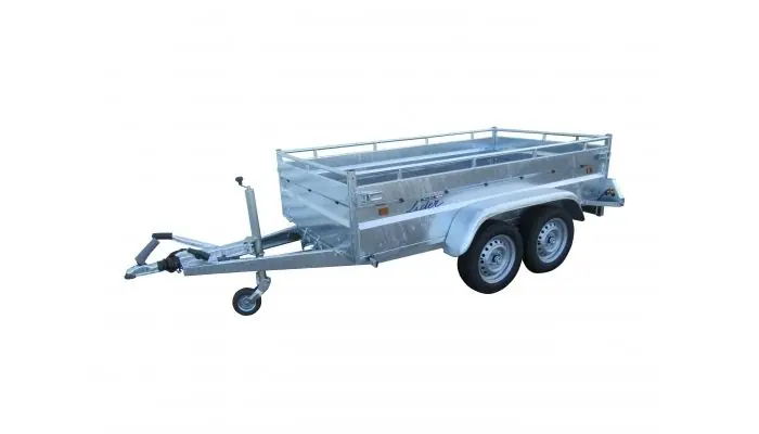 Remorque Robust (253x134x50) 2essieux freinée 41395 Lider Prix Bas