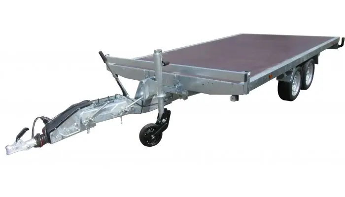 Remorque plateau 406×215 freinée 2essieux 40685L Lider Prix Promo
