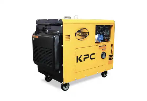 Générateur Diesel KDG8500TA DUAL Insonorisé Monophasé/Triphasé KPC Commande En Gros