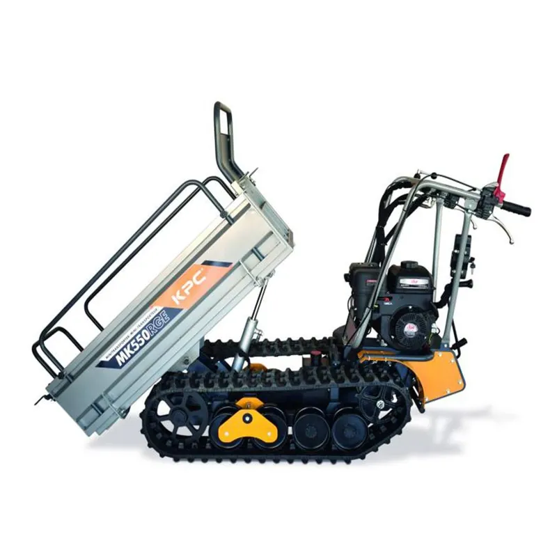 Achat Immédiat Mini transporteur basculante hydraulique à chenilles essence MK550-GX KPC