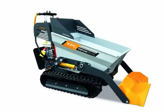 Meilleure Vente Mini dumper benne basculante hydraulique essence KGFC560PRO-GX DS double vitesse KPC
