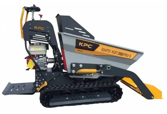 Mini dumper benne basculante hydraulique diesel KGFC560PRO-D KPC Satisfait Ou Remboursé