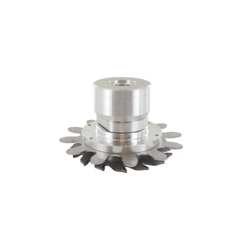 Tëte aluminium 16 dents diamètre 10cm et pare-pierre à rotation libre Nouvelle Collection