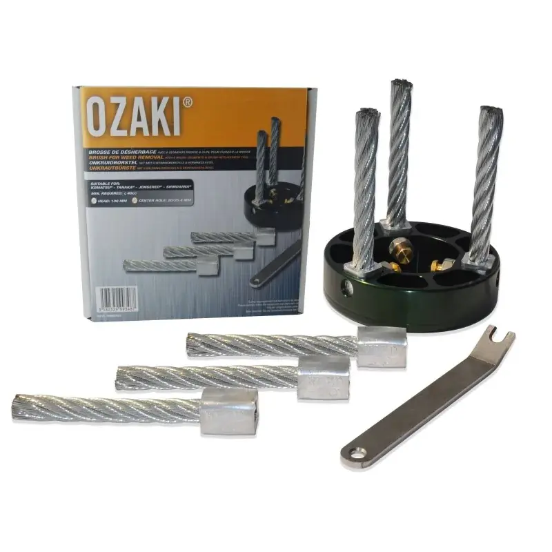 Acheter En Ligne Tëte de désherbage à trois brins métal, diamètre130mm, alésage 25,4mm UNIVERSEL