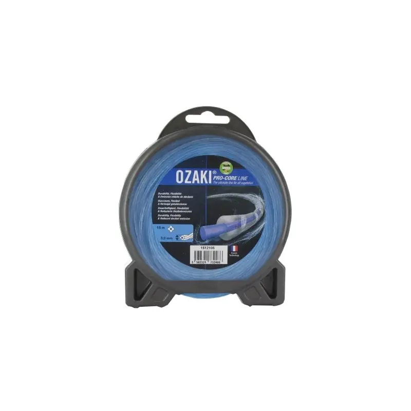 Vente Directe Coque fil nylon helicoïdal 3mm OZAKI PRO-CORE LINE (15m)