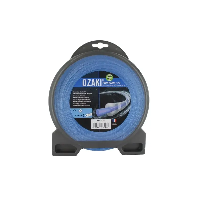 Coque fil nylon helicoïdal 2,4mm OZAKI PRO-CORE LINE (87m) Nouvel Arrivage