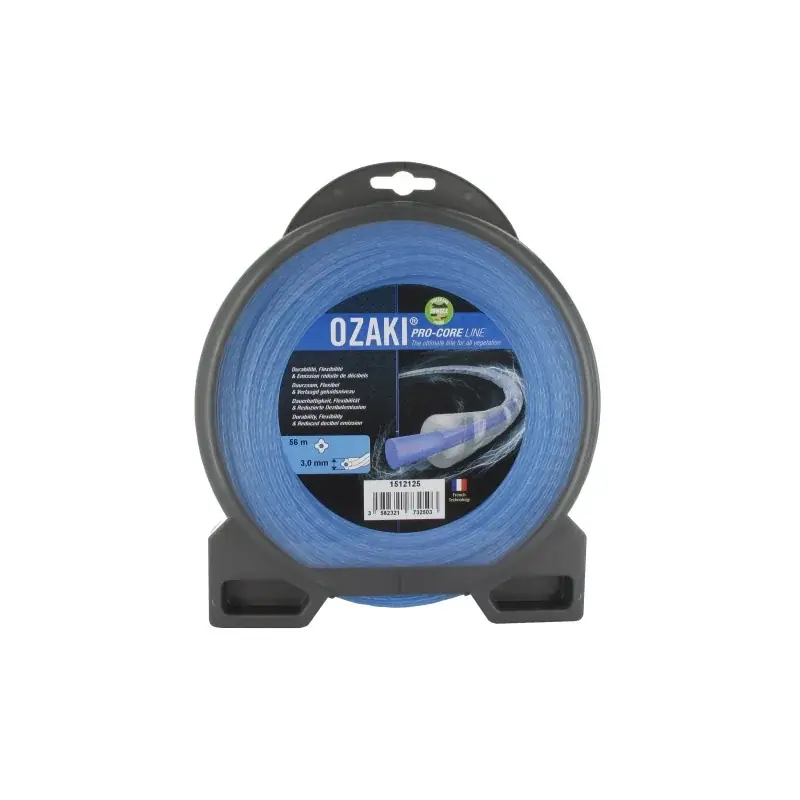 Soldes Coque fil nylon helicoïdal 3mm OZAKI PRO-CORE LINE (56m)