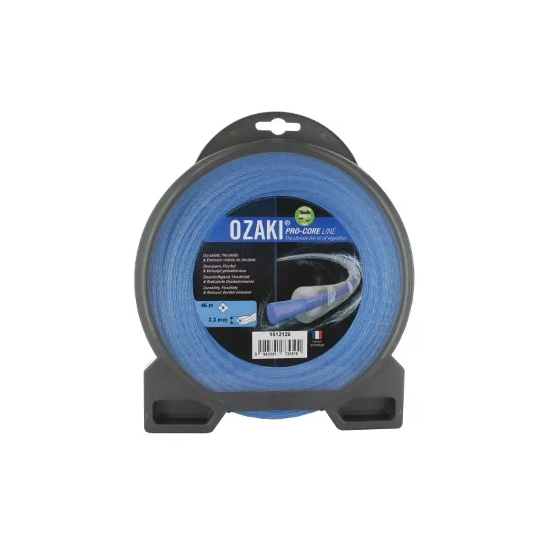 Coque fil nylon helicoïdal 3,3mm OZAKI PRO-CORE LINE (46m) Usine Directe