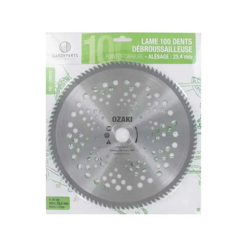 Lame 100 dents 25,5cm UNIVERSELLE Prix Cassé
