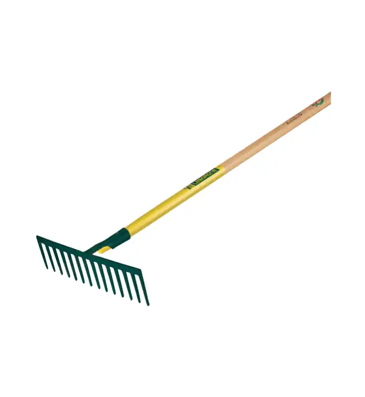 376141 – Râteau 14 dents droites manche bois certifié PEFC 100% (150cm) Top Vente