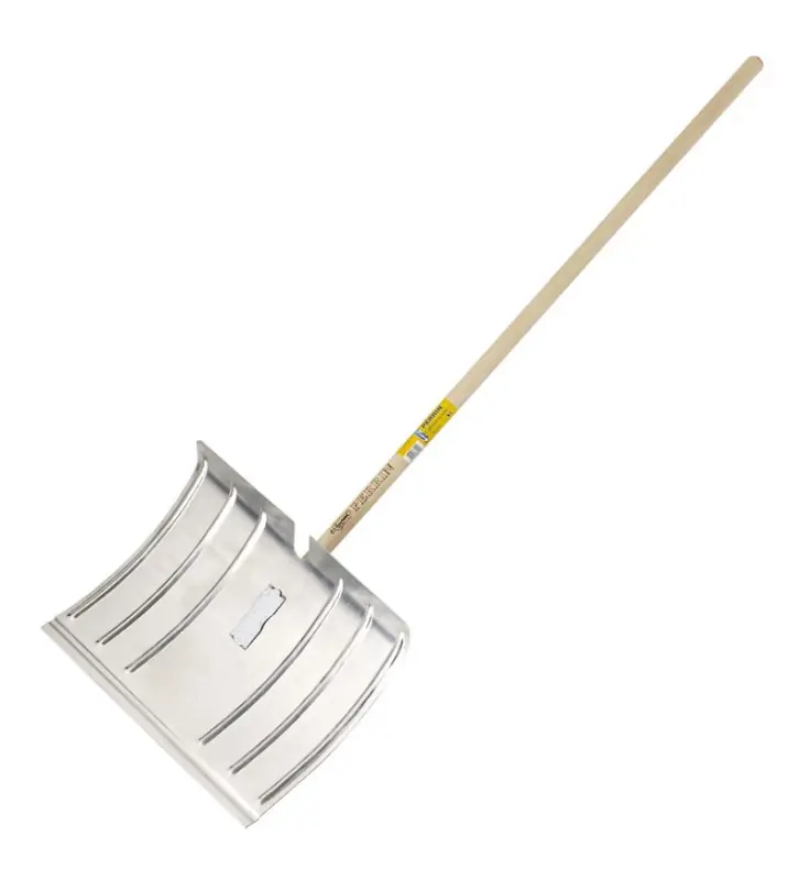 167150 – Poussoir à neige alu 50 cm manche 1,30 m, outil pour le déneigement. Meilleur Choix