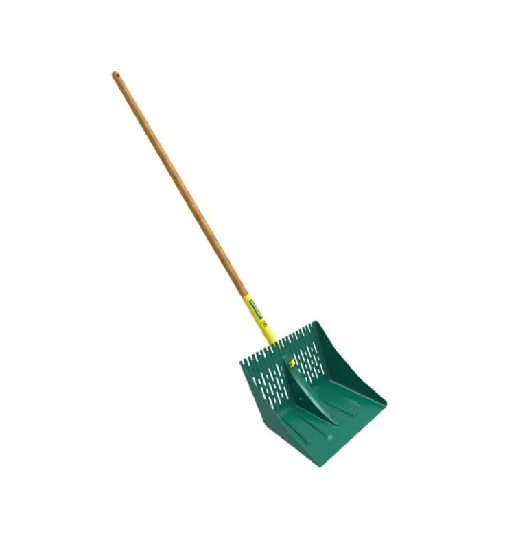 Pas Cher 042421 – Polypelle duopro en polymère recyclé 42cm manche bois pomme certifié PEFC 100% (150cm)