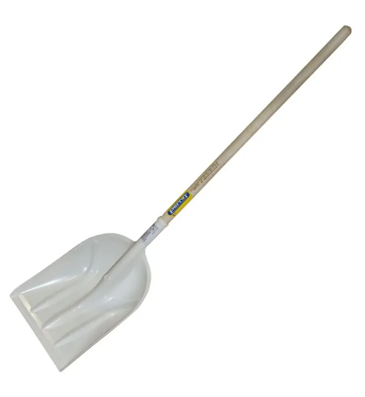 143235 – Pelle à neige plastique alimentaire manche 1,20 m Promotion Saisonnière