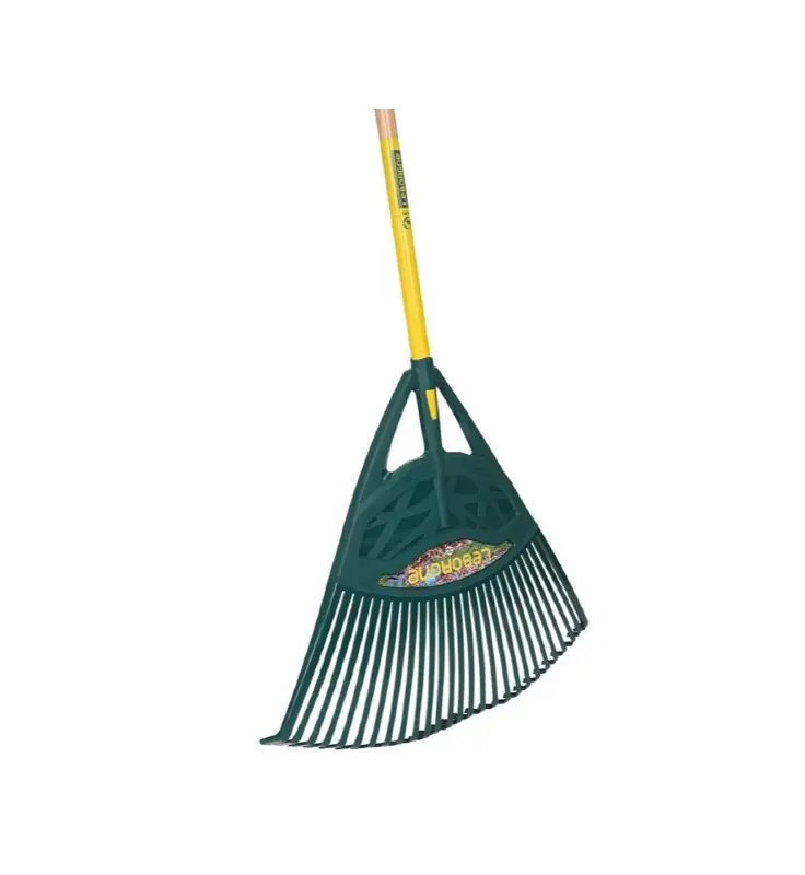 369711 – Balai à gazon XL Duopro (0,56kg) manche bois percé certifié PEFC 100% (130cm) Prix Promo